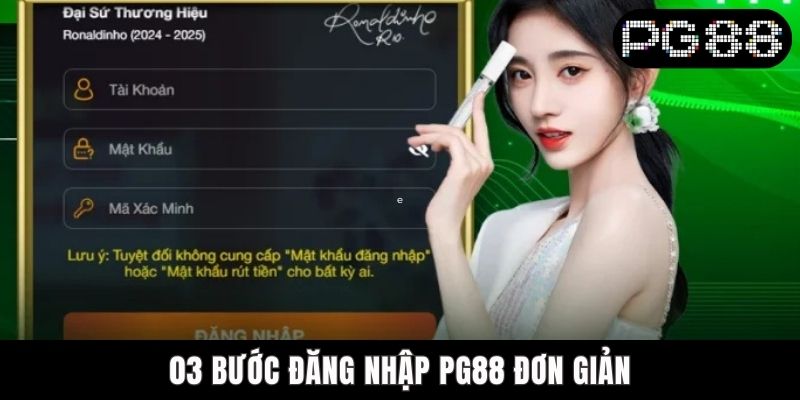 Hướng Dẫn Đăng Nhập PG88 - Thỏa Sức Chơi Game Ăn Thưởng 03 bước đăng nhập PG88 đơn giản